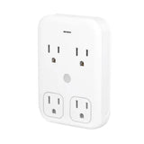 Smart Wi-Fi 4 Outlet Plug - 2 Independently Controlled