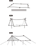 Naturehike Canopy Lightweight 4-6 Person Shelters for Camping Hiking
