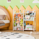 GRANNY SAYS Kids Bookshelf and Toy Storage Organizer, Nursery Book Shelves with 3 Compartments, Toddler Bookshelf for Kid Rooms Playroom, Baby Bookcase for Orgaizing Plush Toys Stuffed Animals, White