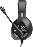 Xtrike Me GH-890 - Wired Gaming Headset, Backlit with Microphone, Black