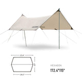 Naturehike Canopy Lightweight 4-6 Person Shelters for Camping Hiking