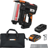 WORX Nitro 20V 18GA Cordless Brad Nailer, Cordless Nail Gun WX842L
