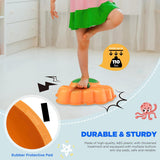 WELIN Balance Stepping Stones for Kids, 6pcs Crossing River Octopus Stone with Light, Indoor Outdoor Fitness Equipment, Balance Training Toy Obstacle Course, Birthday Gifts for Boys Girls Ages 3+