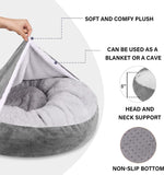 MICOOYO Cozy Cave Dog Cat Bed, Small