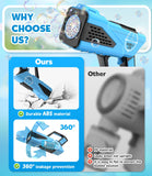 Bubble Gun - Bubble Machine for Kids - Toys Gifts for Boys Ages 3+