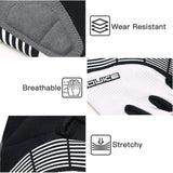 Souke Sports Cycling Bike Gloves Padded Half Finger Bicycle Shock-Absorbing Anti-Slip MTB Road Biking for Men/Women