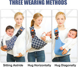 Baby Sling Carrier,Baby Carrier Newborn to Toddler, Adjustable Toddler Carrier, Anti-Slip Hip Seat Portable and Carrying 10-30 lbs(Grey)
