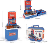 Kids Tool Set, 3 in 1 Kids Tool Bench Set Toddler Toolbox Pretend Play Construction Toys Drill Saw Repair Accessories for Kids t3