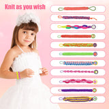 HRTELISI Bracelet Making Kit, Friendship Bracelet Kit - Girls Gifts 8-12 Years Old, Birthday Gifts Ideas for Girl 7 8 9 10 11 12, Popular Bracelet Crafts Toys for Kids