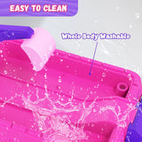 HYES Sandbox with Lid, Dirt Digger Excavator Sand Box with Cover