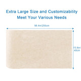 MIUZMORE 98.4" x 15.8" Trimmable Replacement Cat Carpet, Self-Adhesive Cat Scratch Mat for Cat Furniture - Cat Scratch Furniture Protector - Beige