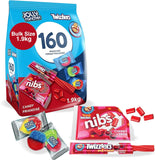 Twizzlers & Jolly Rancher Misfit Gummies, 160ct (1.9kg) – Assorted Individually Wrapped Candy