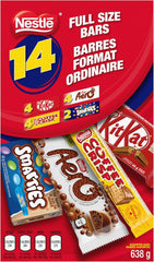 Nestlé Favorites Multipack Full Size Bars, 14 Count, 638 g