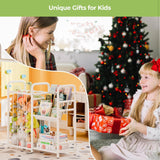 GRANNY SAYS Kids Bookshelf and Toy Storage Organizer, Nursery Book Shelves with 3 Compartments, Toddler Bookshelf for Kid Rooms Playroom, Baby Bookcase for Orgaizing Plush Toys Stuffed Animals, White