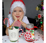 Christmas Diamond Painting Coasters for Drinks, 8 PCS Diamond Art Kits for Adults, DIY Santa Claus Craft Coaster with Holder for Christmas (Style 1)