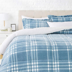 AMAZONBASICS 3PC COMFORTER BED SET KING