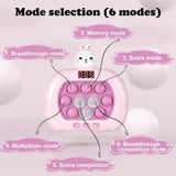 BOXOB Rabbit Pop Fidget Game with Screen