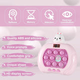 BOXOB Rabbit Pop Fidget Game with Screen