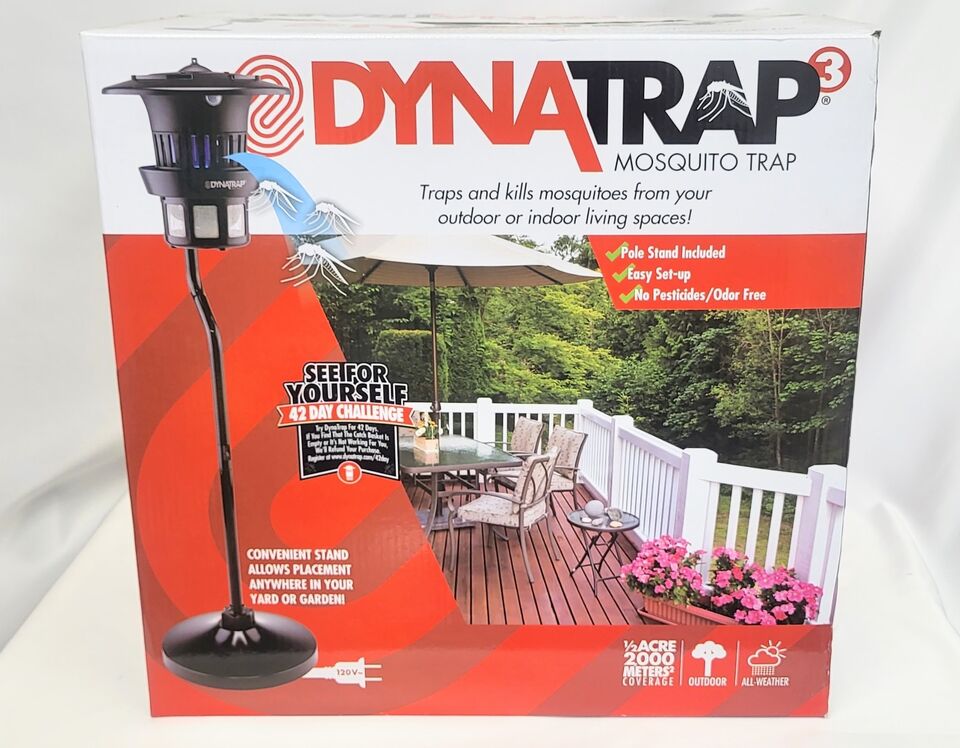 DYNATRAP Insect Trap with Pole and Water Collection Tray, DT1210