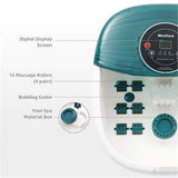 MAXKARE XKAM-SPA18 Foot Spa Massager w/ Full Roller, Heat & Bubbles