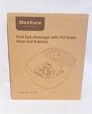 MAXKARE XKAM-SPA18 Foot Spa Massager w/ Full Roller, Heat & Bubbles