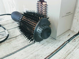 L’ange Hair Le Volume 2 in 1 Volumizing Brush Dryer Black & Gold