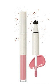 SPRINGSKY Liquid Face Blush Freckle Pen, Natural Dewy Cream Faux Freckle Stamp Pen 2 in 1 Makeup Natural Sunkissed Dewy Cheeks, Waterproof