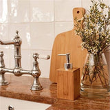 CIRCOA Bamboo Timber Soap & Lotion Dispenser