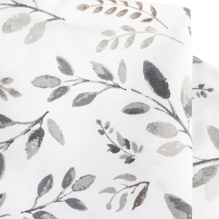 Boppy Nursing Pillow Original Support, Gray Taupe Leaves, Ergonomic Nursing Essentials for Bottle and Breastfeeding, Firm Fiber Fill, with Removable Nursing Pillow Cover, Machine Washable