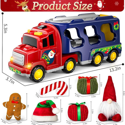 Gingerbread Man Christmas Toy for 3, 4, 5, 6 Year Olds, Car Toy, Christmas Birthday Gifts for Boys and Girls Ages 3-5