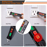 TACKLIFE Non-Contact AC Voltage Tester with Adjustable Sensitivity, LCD Display -VT02
