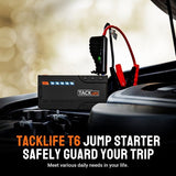 TACKLIFE T6 800A Peak 18000mAh Car Jump Starter up to 7.0L Gas Power Bank Battery