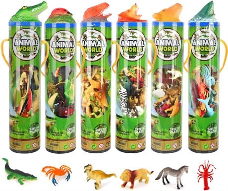 AOMOLA 84-Pieces Dinosaur Sea Insect Animal Farm Reptile Figures