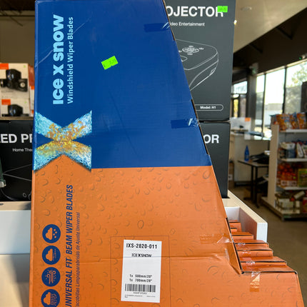 Ice X Snow Universal Fit Beam Wiper Blades Two Wipers Per Set 28 In And 20 In