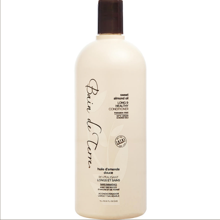 Bain De Terre unisex Sweet Almond Oil Long & Healthy Conditioner 1000 ml/33.8oz