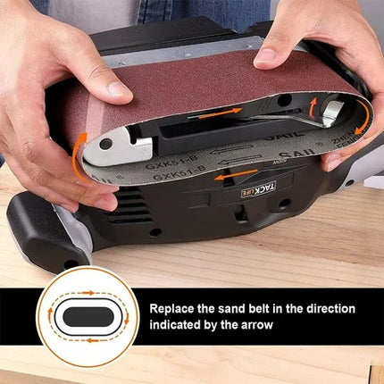 TACKLIFE PSFS1A 600W Belt Sander Bench Sander With Variable Speed Control Dust Box Vacuum Adapters 3M Length home/home other Cord