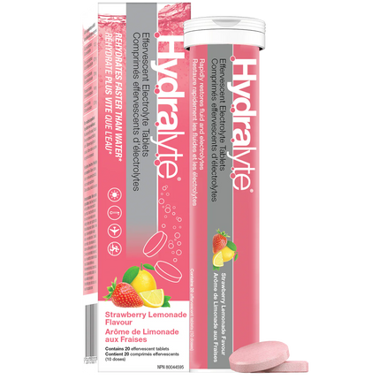 HYDRALYTE STRAWBERRY LEMONADE 20TABS
