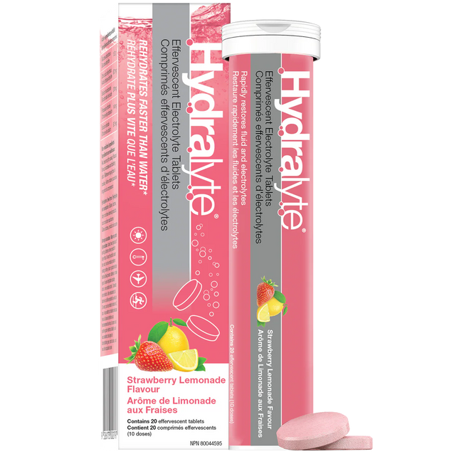 HYDRALYTE STRAWBERRY LEMONADE 20TABS