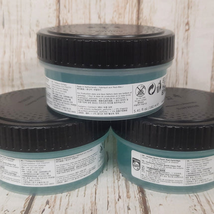 LOT OF 3 NEW, PHILIPS Quick Clean Pod Cartridges, 5.41 fl oz/160ml each