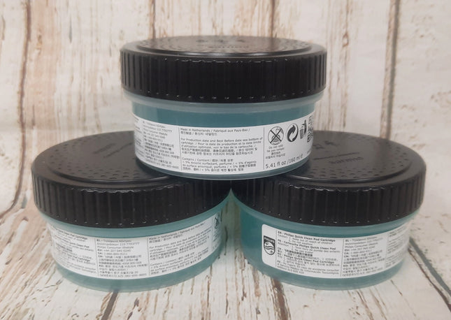 LOT OF 3 NEW, PHILIPS Quick Clean Pod Cartridges, 5.41 fl oz/160ml each