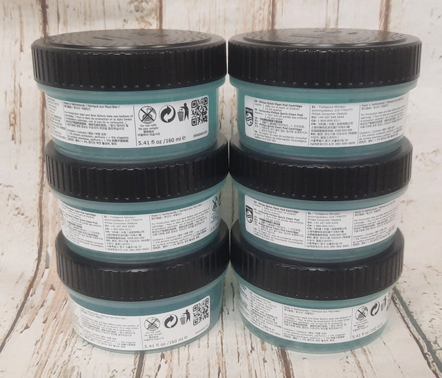 LOT OF 6 NEW, PHILIPS Quick Clean Pod Cartridges, 5.41 fl oz/160ml each