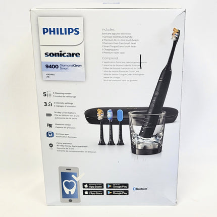 Philips Sonicare 9400 DiamondClean Smart Sonic electric toothbrush with app HX9985/18