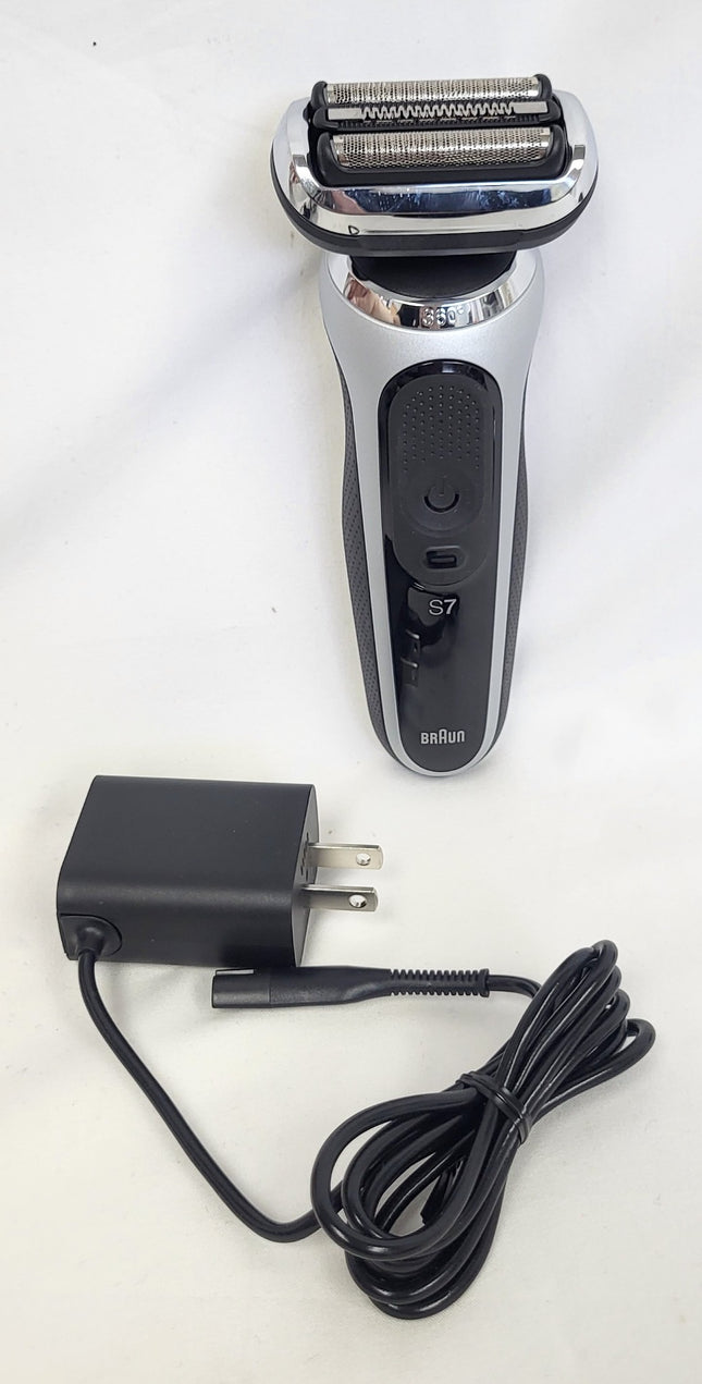 BRAUN S7 Series 5764 Electric Razor 360 with Charger - SILVER/BLACK