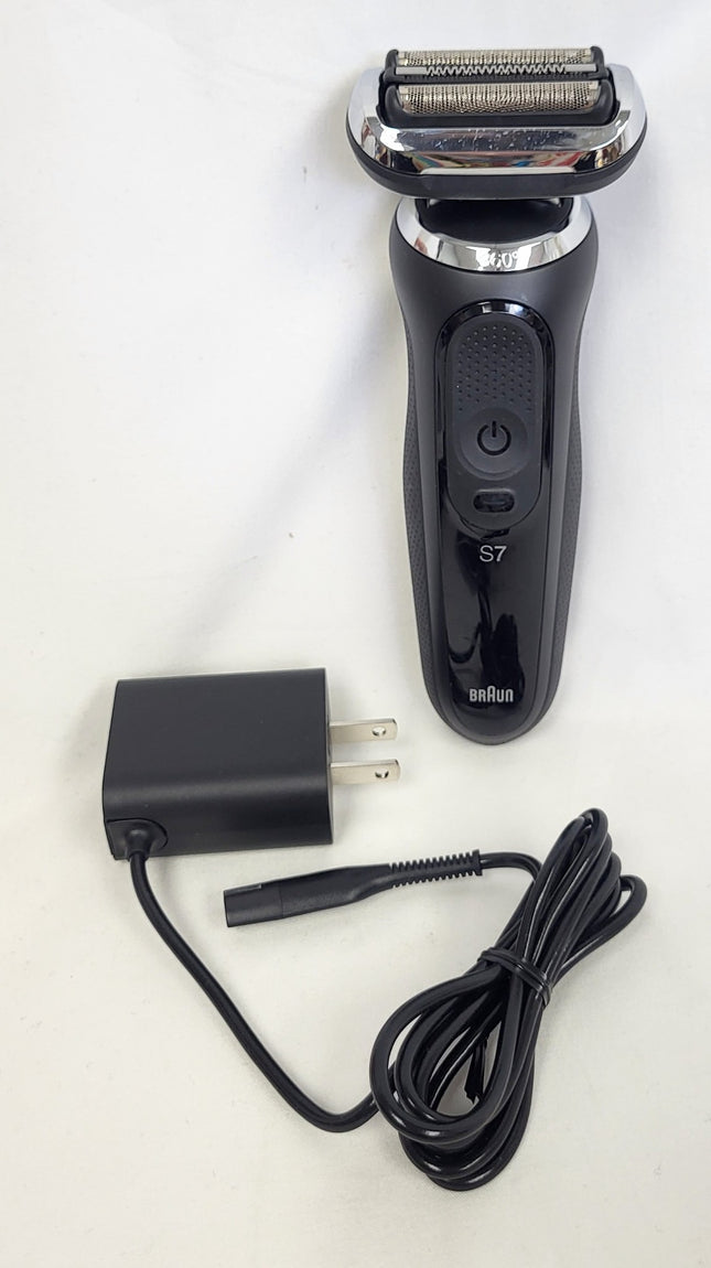 BRAUN S7 Series 5764 Electric Razor 360 with Charger- BLACK