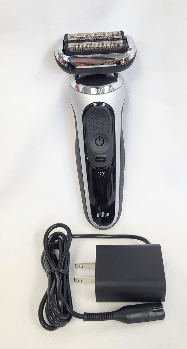 BRAUN S7 Series 5764 Electric Razor 360 with Charger - SILVER/BLACK