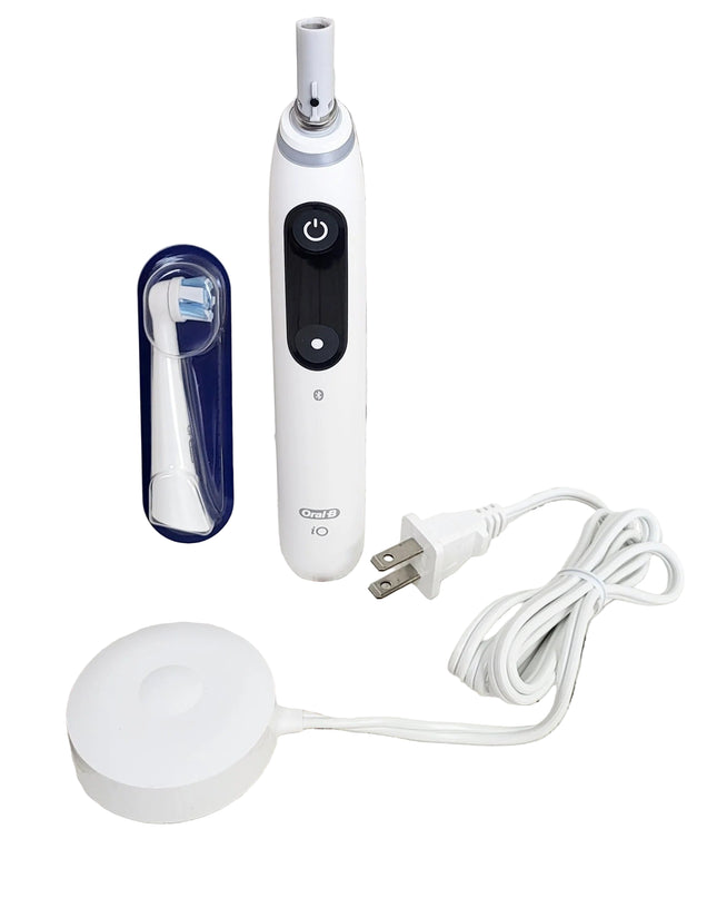 Oral-B iO7 Electric Toothbrush, for Clinically Proven Complete Protection, White, iO Series 7 Limited