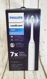 Philips Sonicare 4100 Power Toothbrush, Rechargeable Electric Toothbrush with Pressure Sensor, White HX3681/23
