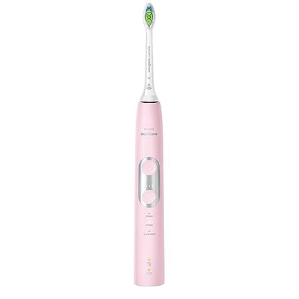 Philips Sonicare Protectiveclean 6100 Rechargeable Electric Toothbrush, Whitening, Pink, HX6876/21
