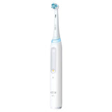 Oral-B iO4 Electric Toothbrush, for a Gentle Clean and Healthier Gums, White, iO Series 4 with 1 Toothbrush, 1 Brush Head, and 1 Travel Case