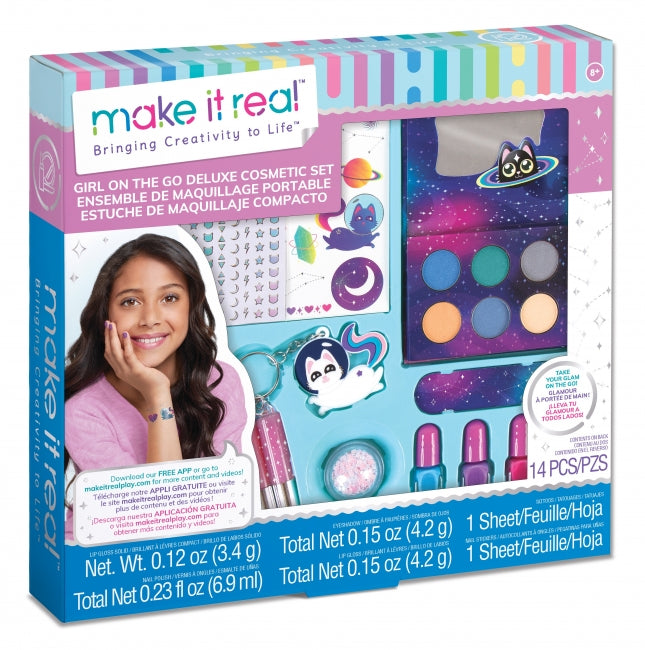MAKE IT REAL Makeup set "Girl-on-the go"